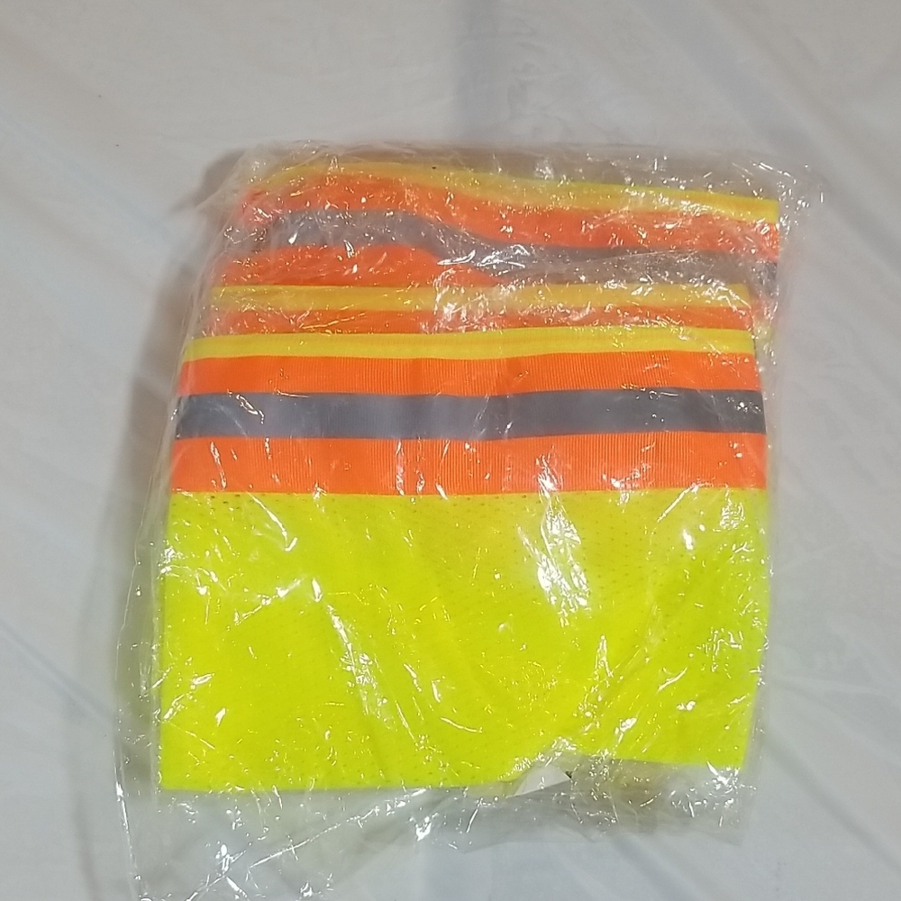 High Visibility Safety Vest - Yellow and Orange
